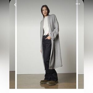 🍂 Beautiful GUC weekenders full length transitional herringbone open coat🐝